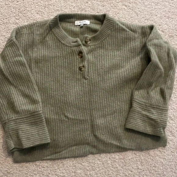 MADEWELL cropped sweater - Picture 1 of 2